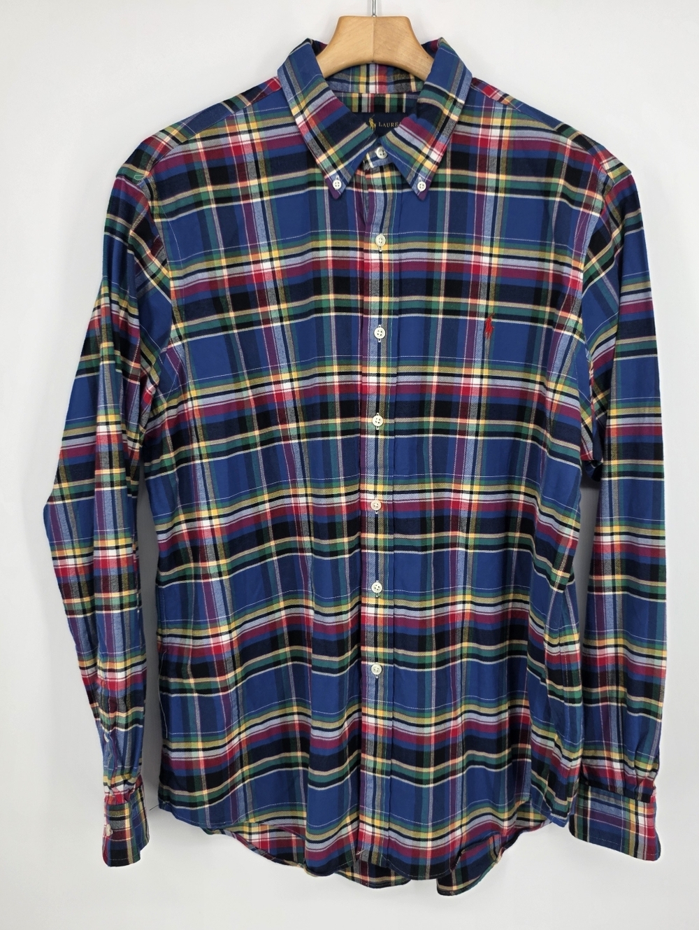 Ralph Lauren Men's Plaid Button-Down Shirt Multicolor XL.